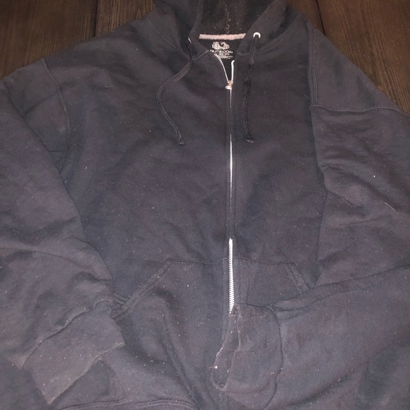 USED (Mens) 2XL Fruit of The Loom Hoodie - Picture 1 of 4